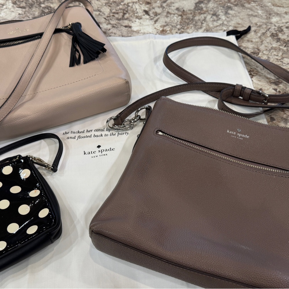 Three (3) Kate Spade purses.